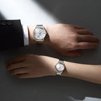 Casio Beside Sapphire BMS-100D-7A White Dial 40.5mm Stainless Steel Men's Watch