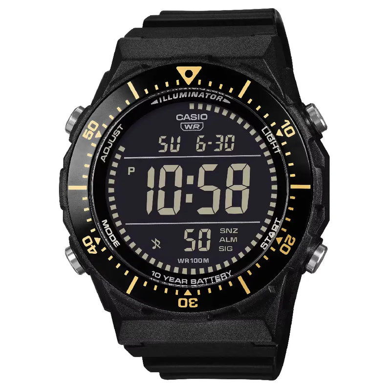 Casio AE-1700H-1B Black Negative Display 47.3mm Resin Strap Men's Watch