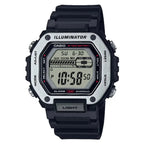 Casio Digital MWD-110H-1AVDF Black Display Dial Resin Strap Men's Watch