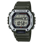 Casio Youth Digital MWD-110H-3AVDF Grey Digital Dial 47.2mm Resin Strap Men's Watch